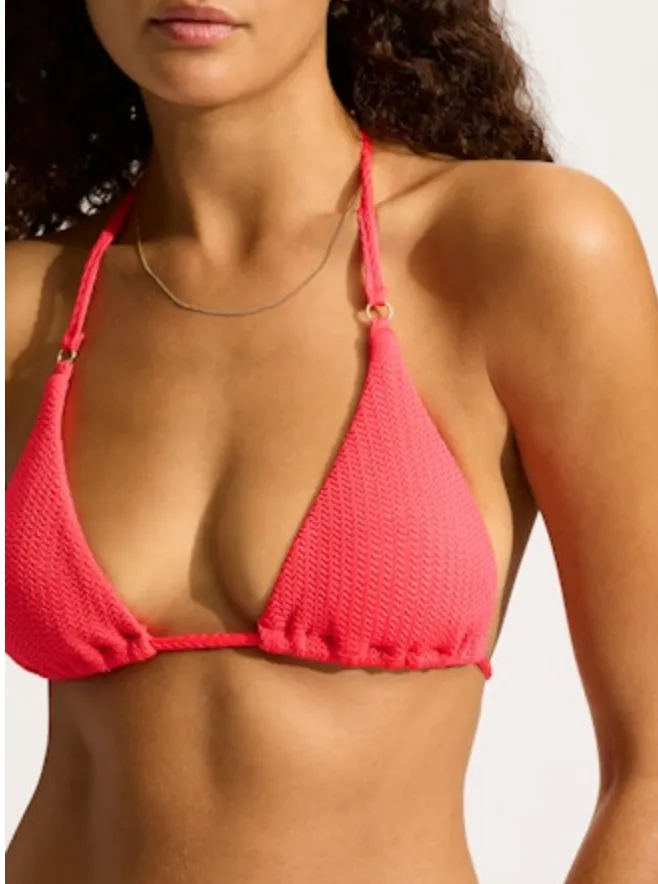 SEAFOLLY Sea Dive Slide Tri Bikini-Oberteil - Löwenmaul