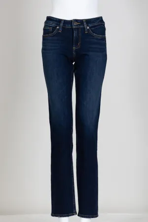 Silver Avery Curvy Fit High Rise Straight