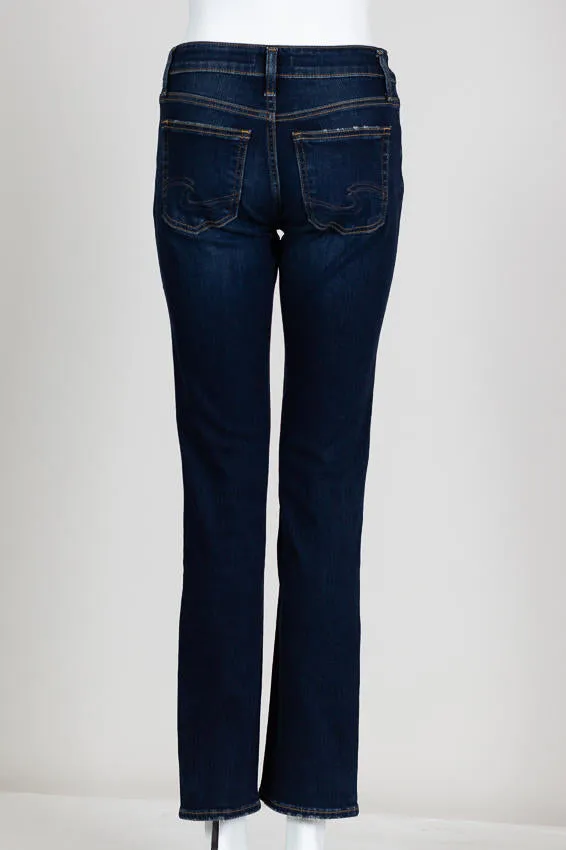 Silver Avery Curvy Fit High Rise Straight