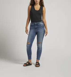 Silver Infinite Fit High Rise Skinny