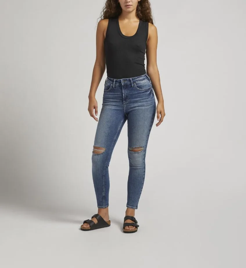 Silver Infinite Fit High Rise Skinny