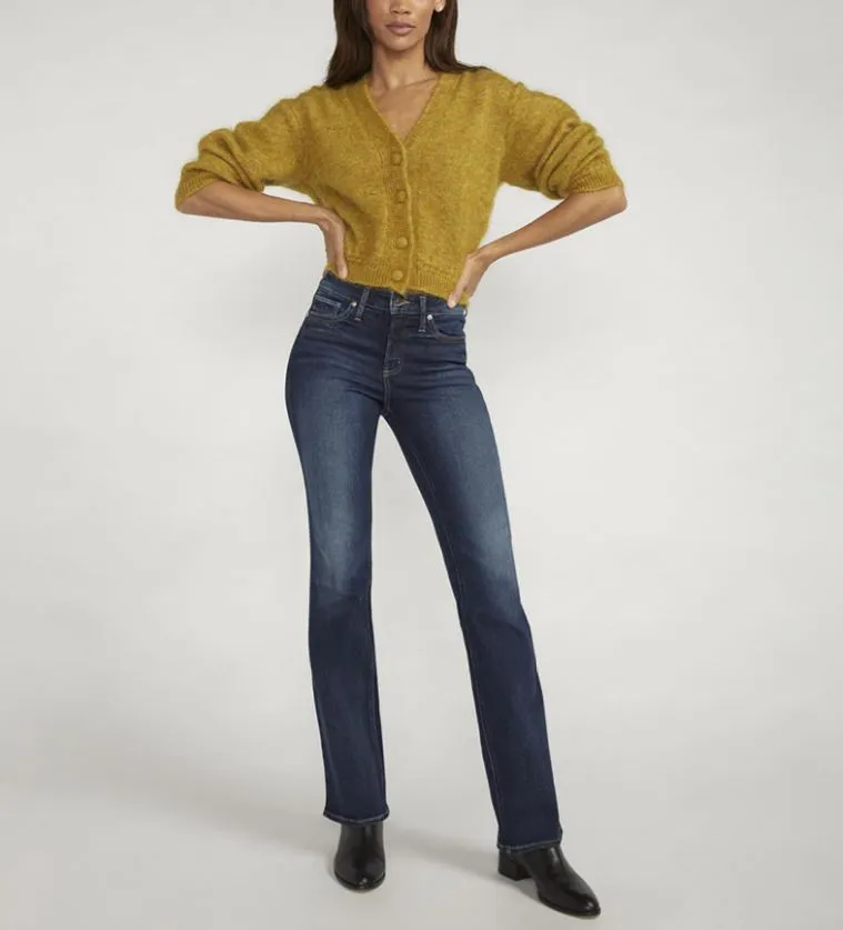 Silber Infinite Fit Mid Rise Bootcut