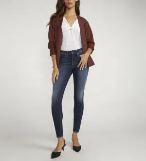 Silber Infinite Fit Mid Rise Skinny Leg