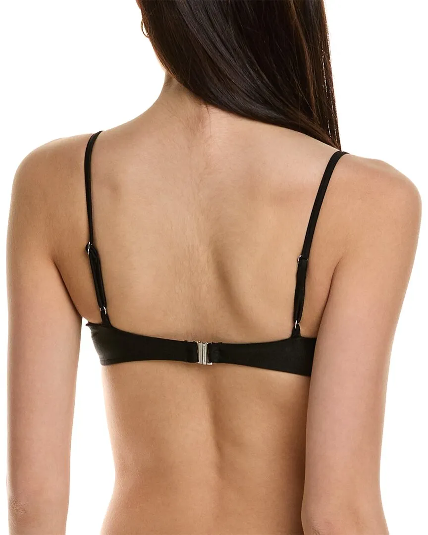 SIMKHAI Aspen Satin Bikini-Oberteil