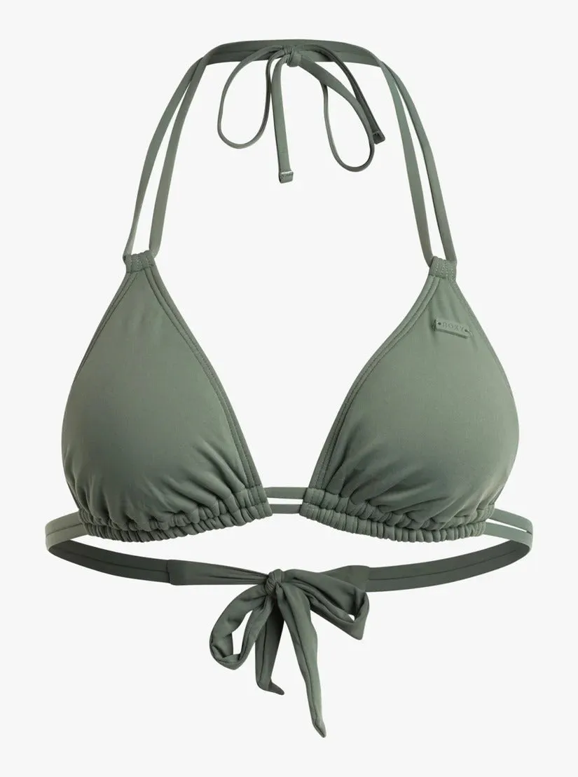 Solide Strandklassiker Mini Tiki Tri Bikini Oberteil