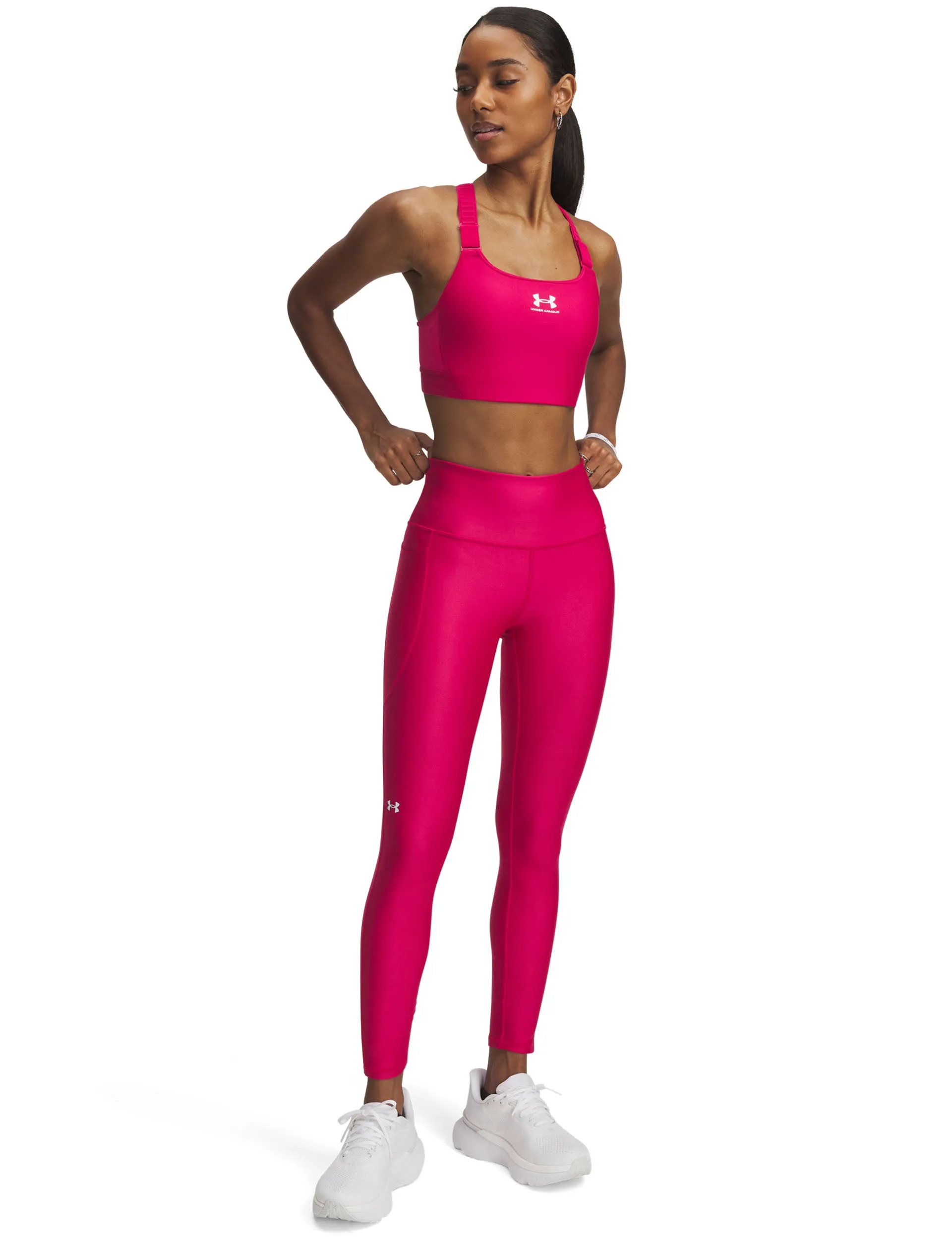 Tech Knöchel-Leggings - Schattiertes Fuchsia/Weiß Under Armour Kleidung