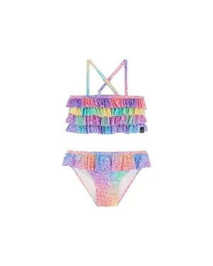 Two Piece Swimsuit Gradient Rainbow Print Babykids_Deux-Par-Deux