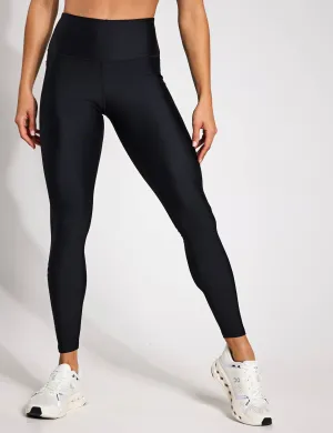 UA Tech Branded Leggings - Schwarz/Mod Grau Under Armour Kleidung