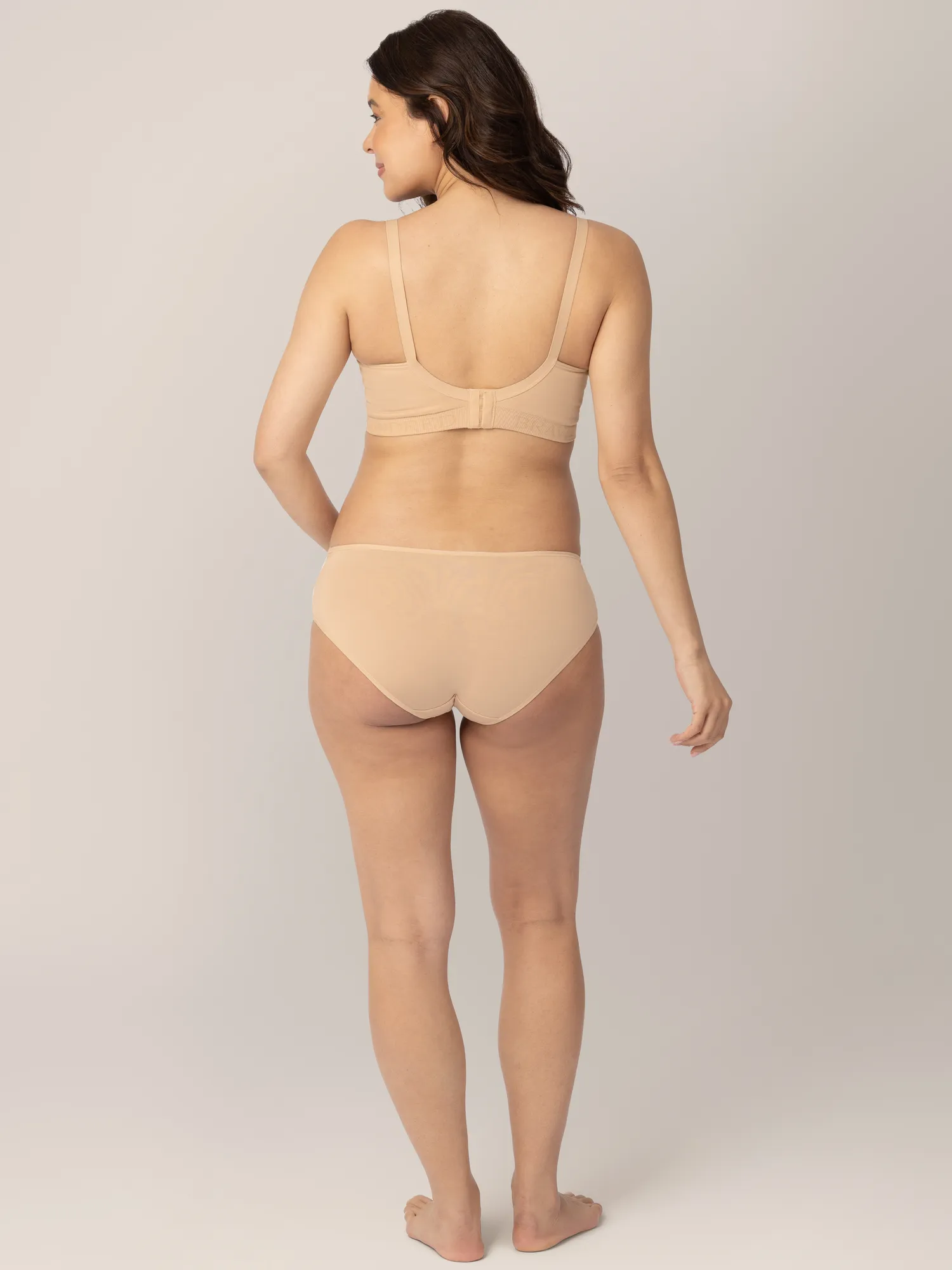 Unter-dem-Bauchnabel Bikini-Unterwäsche Pack | Niedrig geschnittener Stil - Neutrale Farben Babykids_kindred-bravely