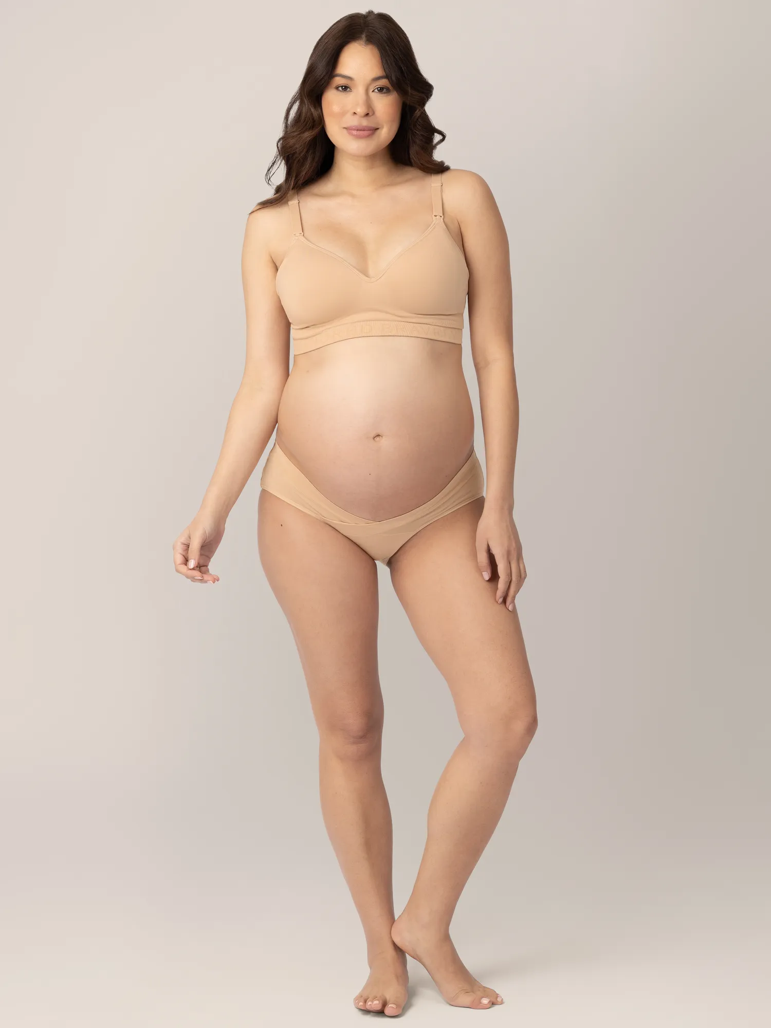 Unter-dem-Bauchnabel Bikini-Unterwäsche Pack | Niedrig geschnittener Stil - Neutrale Farben Babykids_kindred-bravely