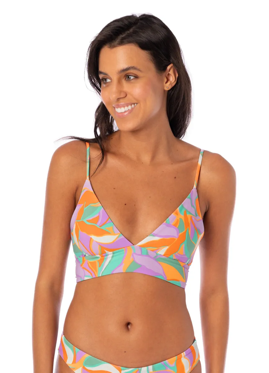 Urban Oasis Holly Long Line Dreiecks-Bikini-Oberteil