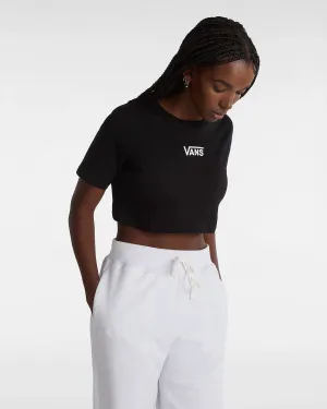 Vans Clothing Flying V Cropped T-Shirt in Schwarz