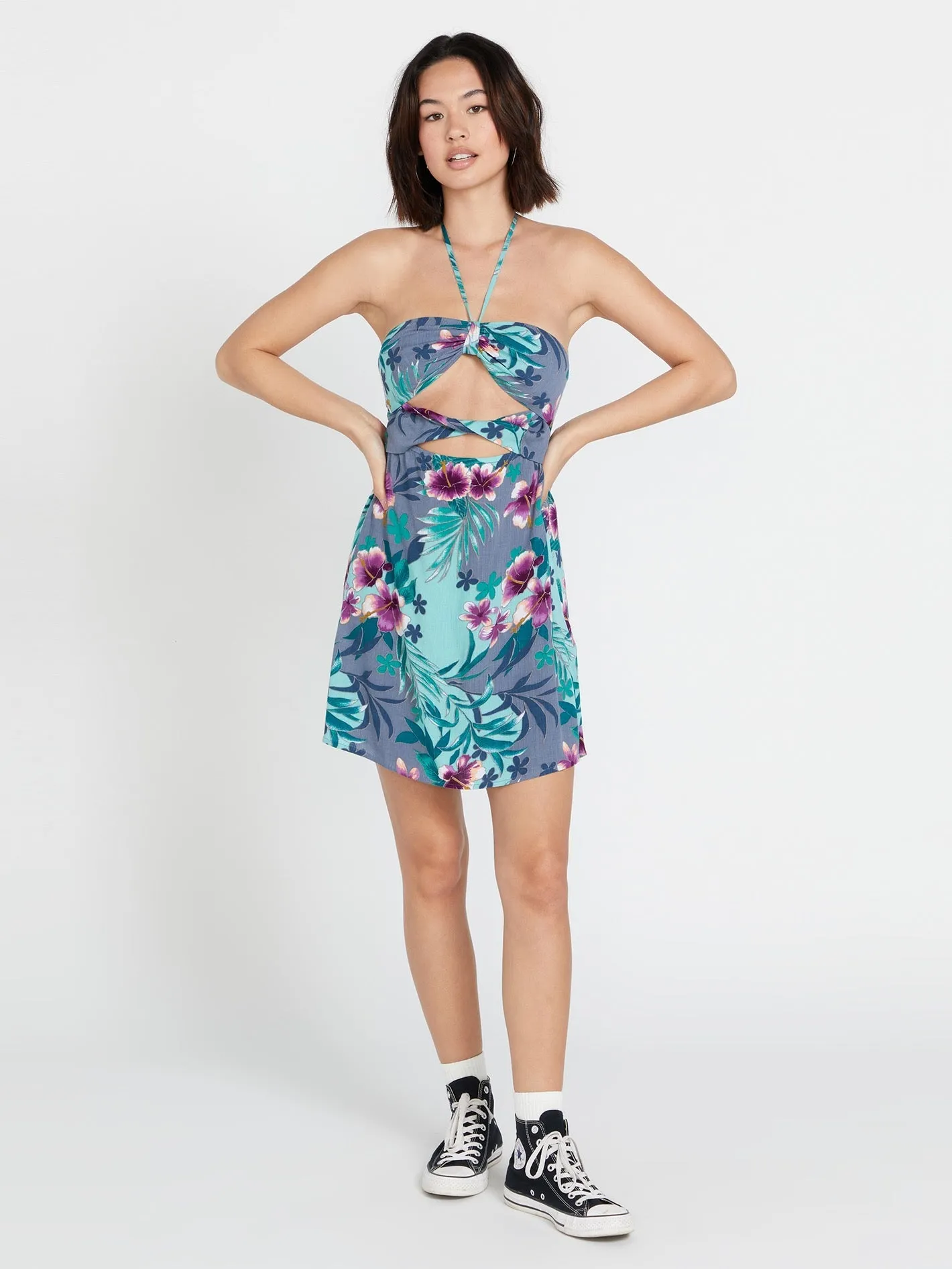 Volcom Brohamas Damenkleid Gletscherblau Volcom