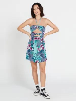 Volcom Brohamas Damenkleid Gletscherblau Volcom