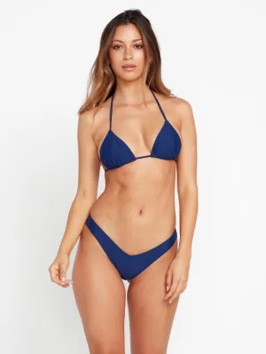 Volcom Simply Solid Slide Triangle Bikini-Oberteil Navy Volcom