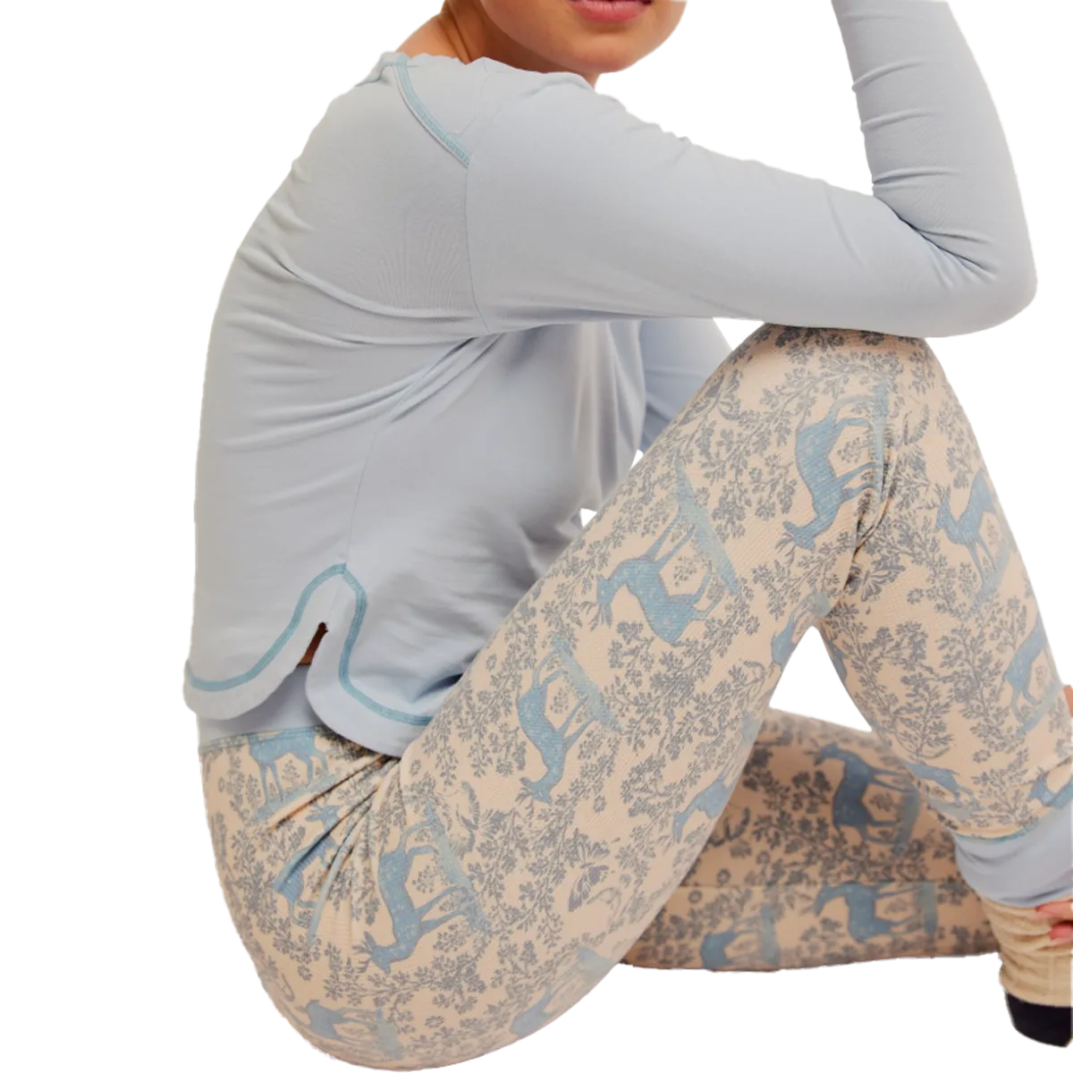 Damen-Chill-Abend-Pyjama-Set
