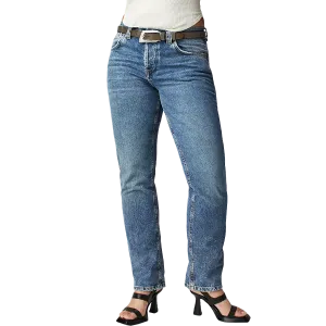 Damens CRVY Siren Low-Rise Straight Jeans