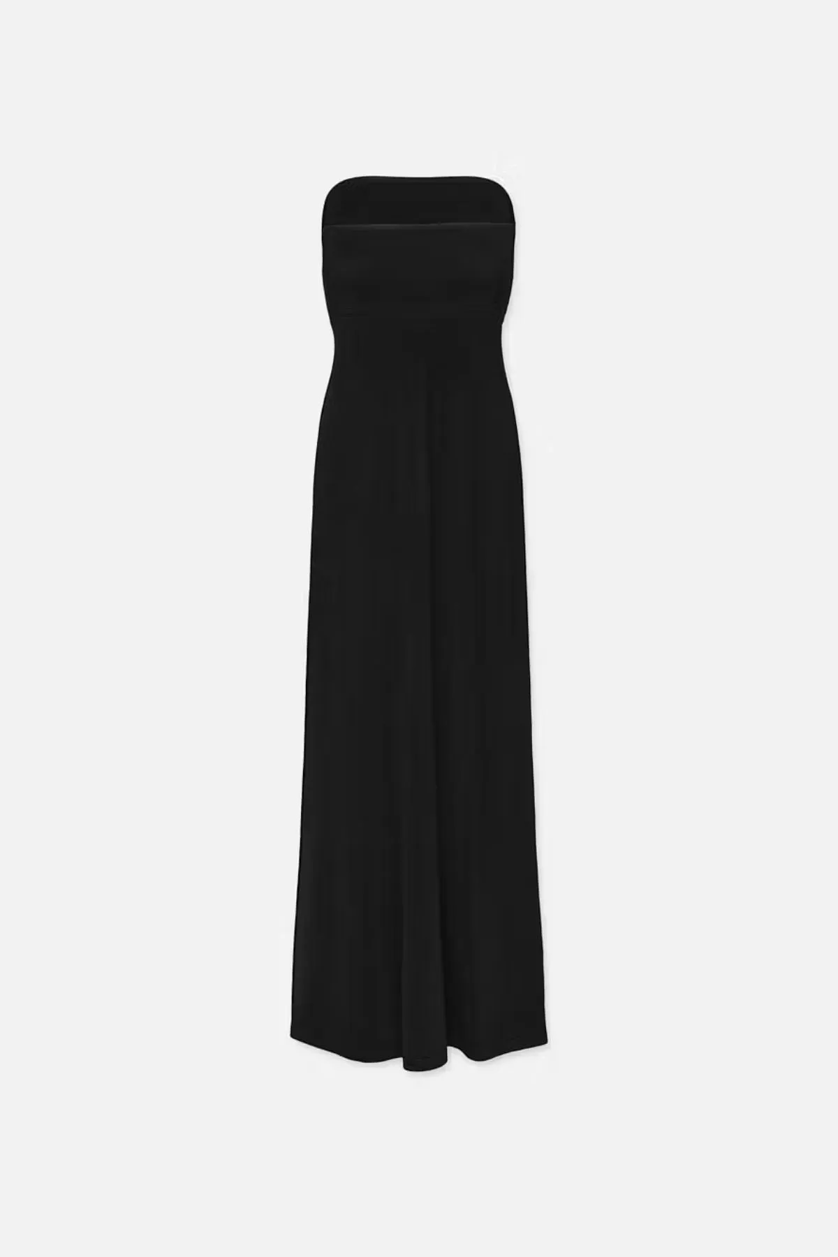 Damen-Rahmendenim-Rahmendenim-Röhrenstrickkleid - Schwarz