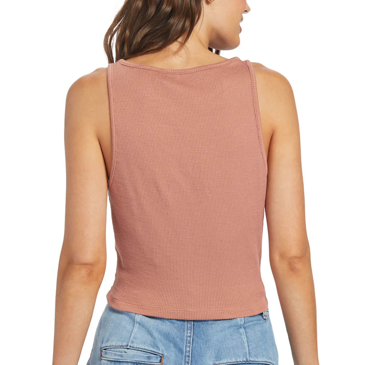 Damens Never Ending Vacay Hochgewebter Tanktop