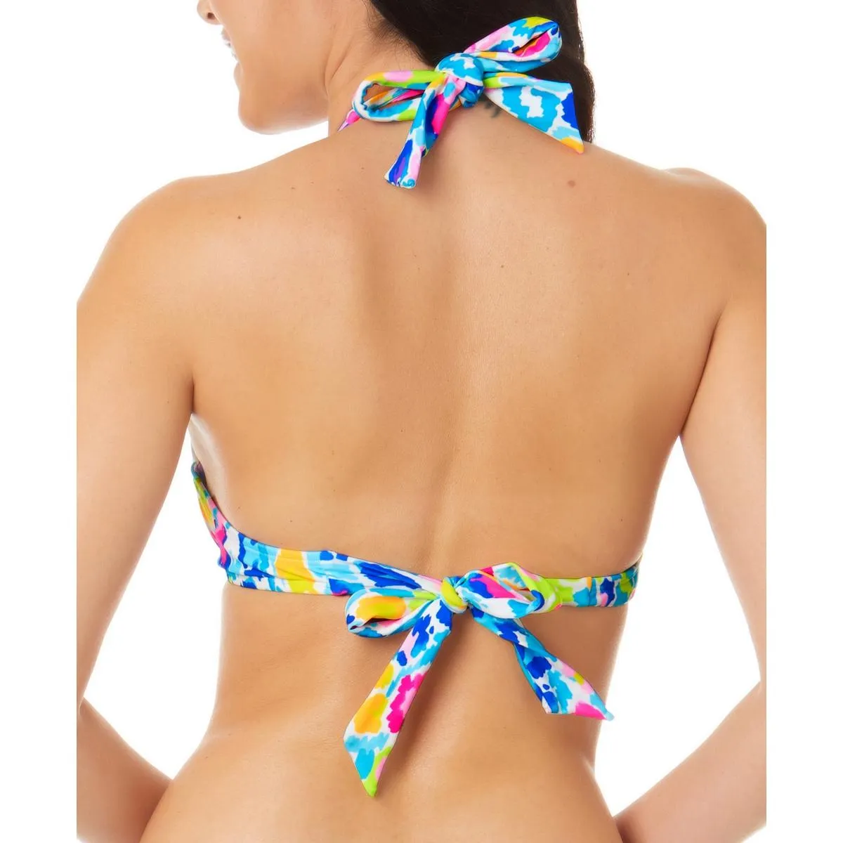 Damen Bikini-Oberteil mit Druck und Trägern