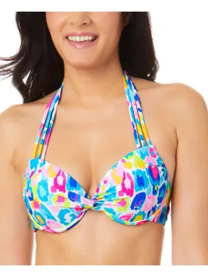 Damen Bikini-Oberteil mit Druck und Trägern