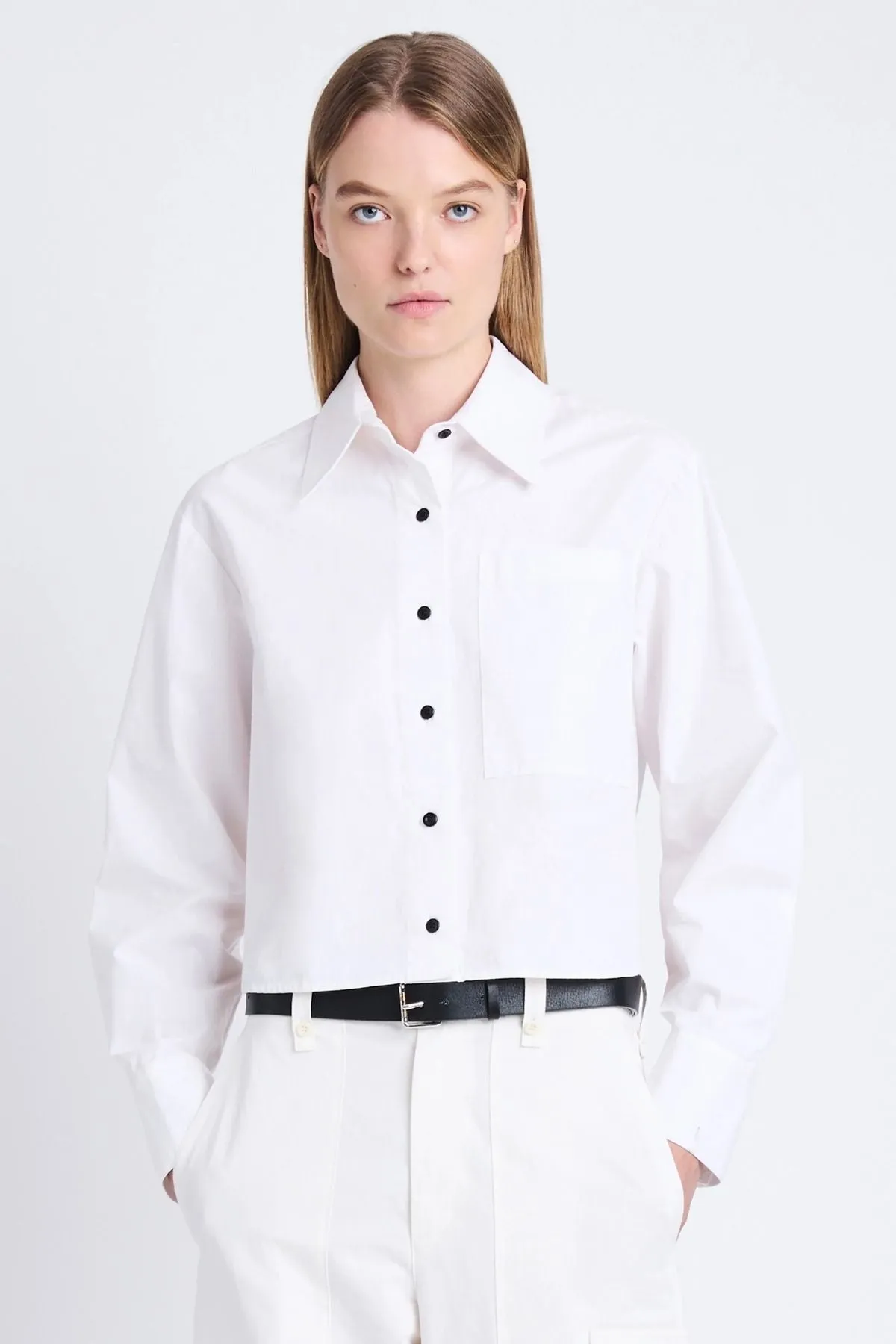 Damen Proenza Schouler Günstiger Proenza Schouler White Label Alma Hemd - Weiß