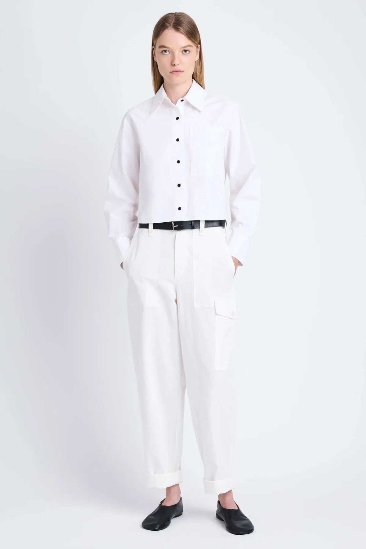 Damen Proenza Schouler Günstiger Proenza Schouler White Label Alma Hemd - Weiß