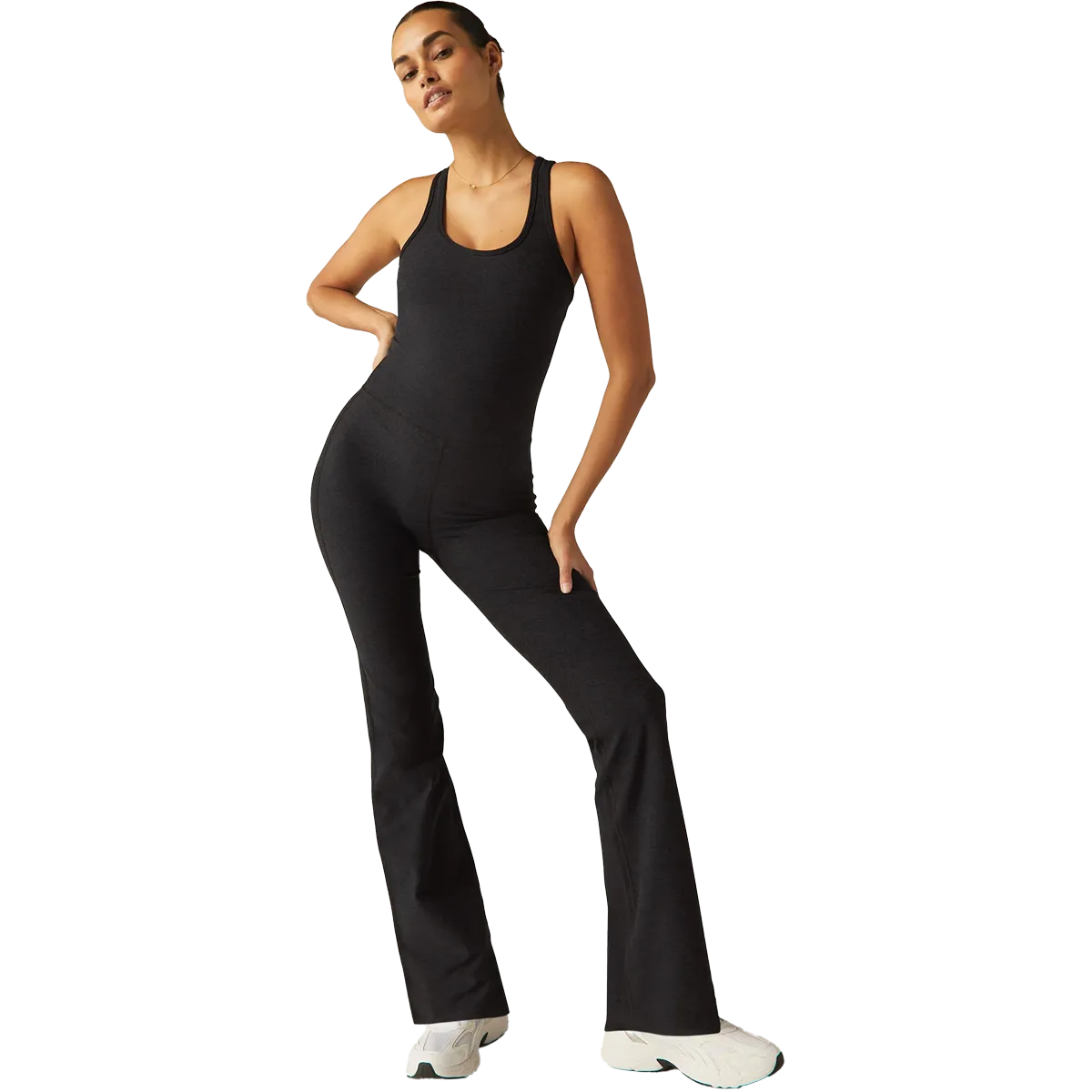 Damens Overall mit Space-Dye-Muster