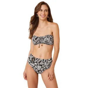 Damen Tommy Bahama Bademode Tommy Bahama Playa Brava Bandeau Top - Schwarz
