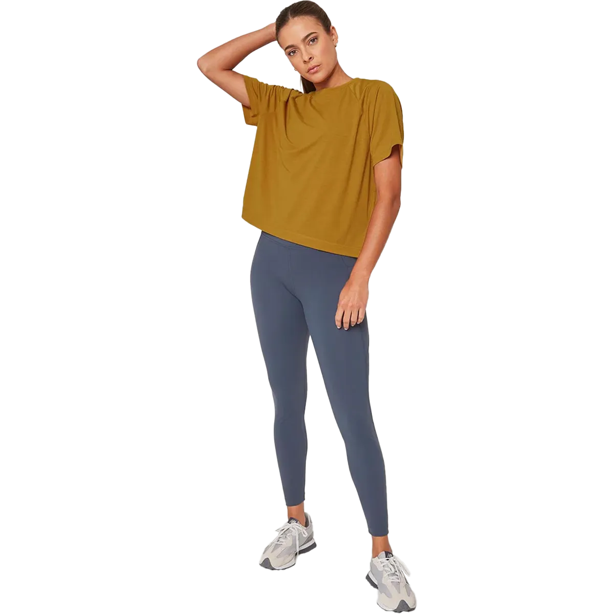 Damen Velocity High-Waisted Leggings mit Taschen 26