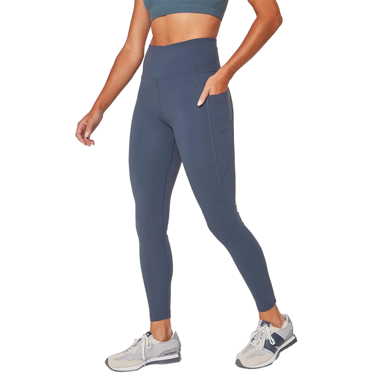 Damen Velocity High-Waisted Leggings mit Taschen 26