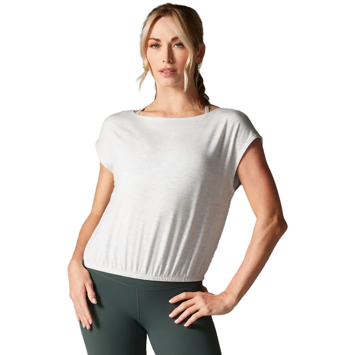 Damen Voyage Bootsausschnitt T-Shirt