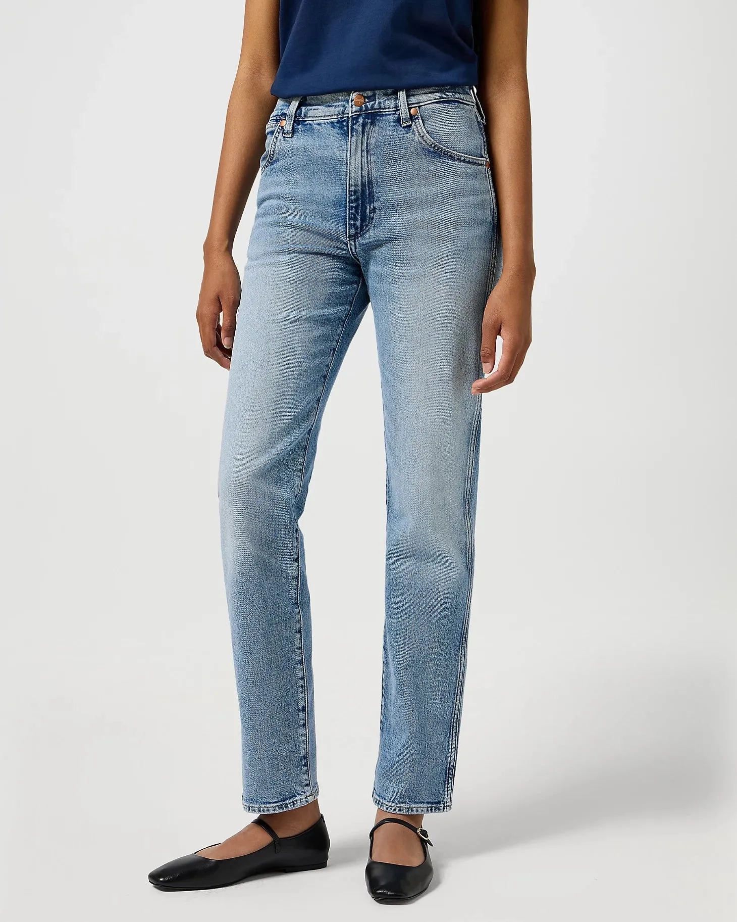 Wrangler Kleidung Sunset Jeans in Frostiges Silber