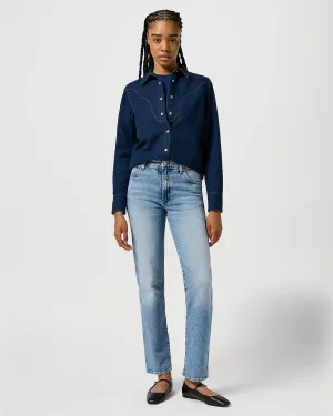 Wrangler Kleidung Sunset Jeans in Frostiges Silber