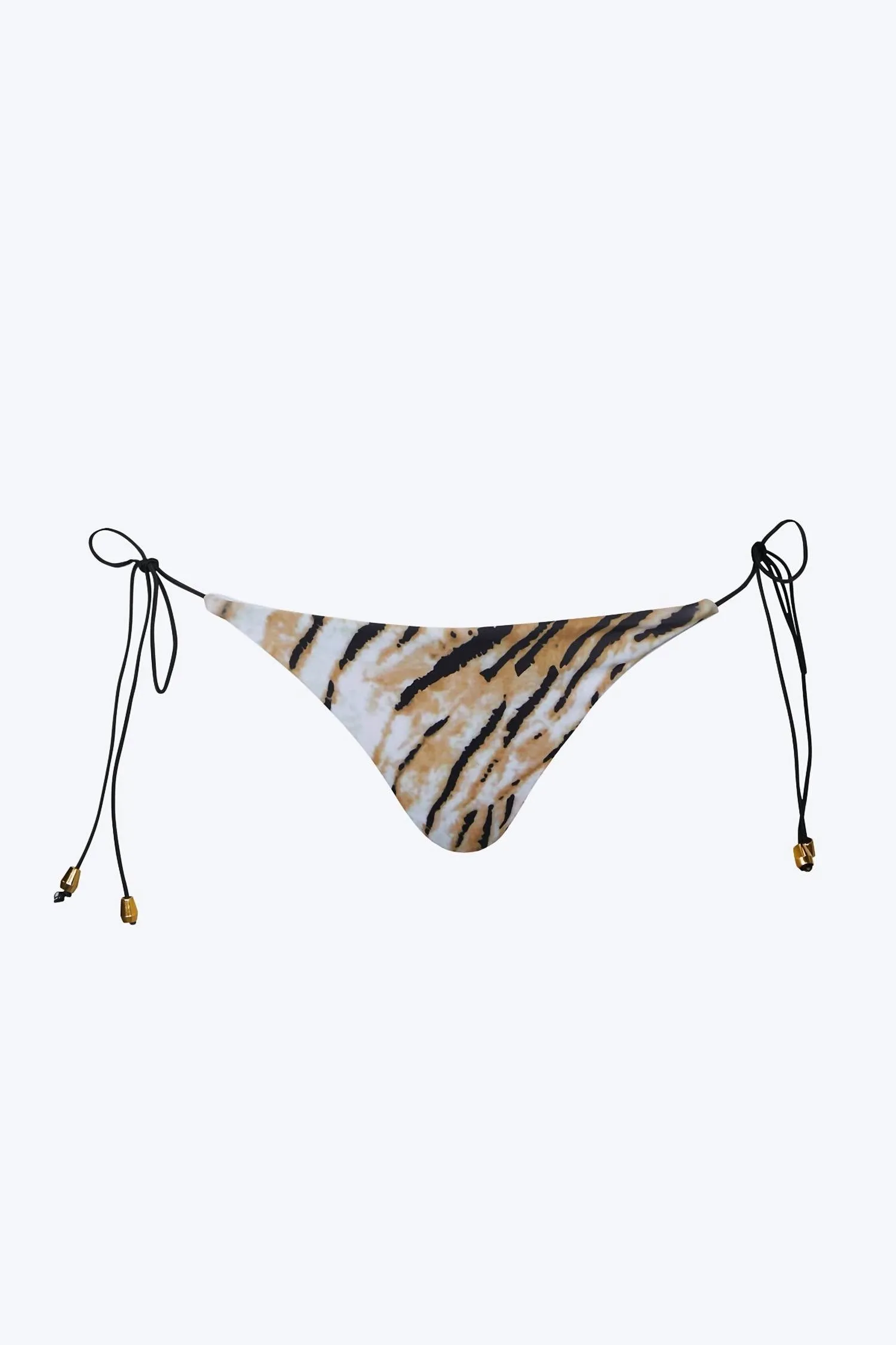 Umhüllender Bikini-Set im Tiger-Print in Mehrfarbig