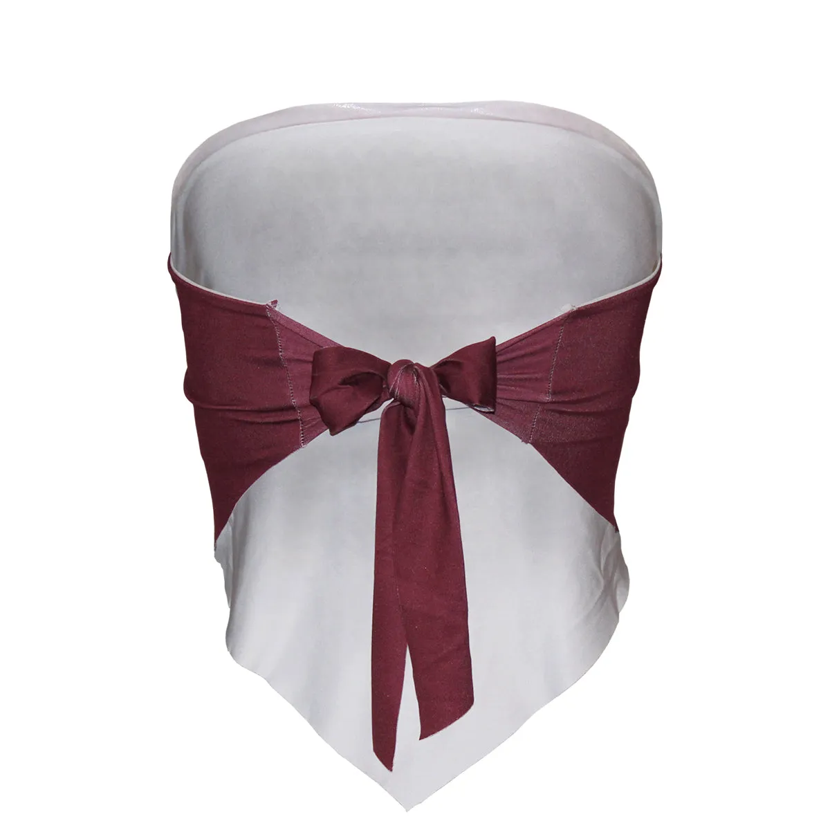ZooZatz Damen Florida State Rückenband-Bandeau - Granatrot ZooZatz Kleidung Damen
