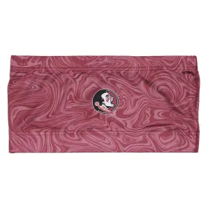 ZooZatz Damen Seminole Logo Swirl Design Bandeau - Granatrot ZooZatz Kleidung Damen