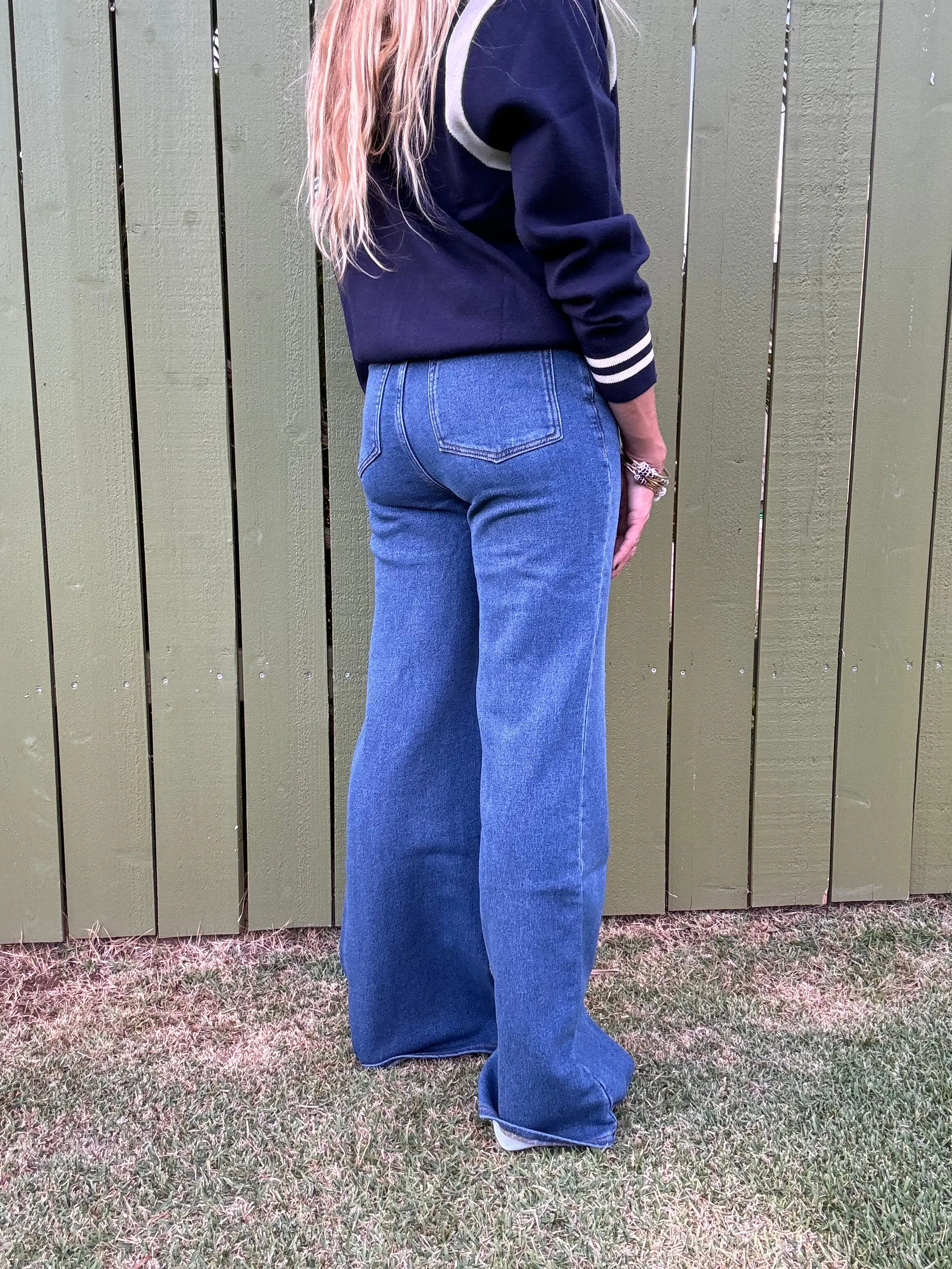 ZSUPPLY Georgia Bequeme Beinjeans - Vintage Indigo