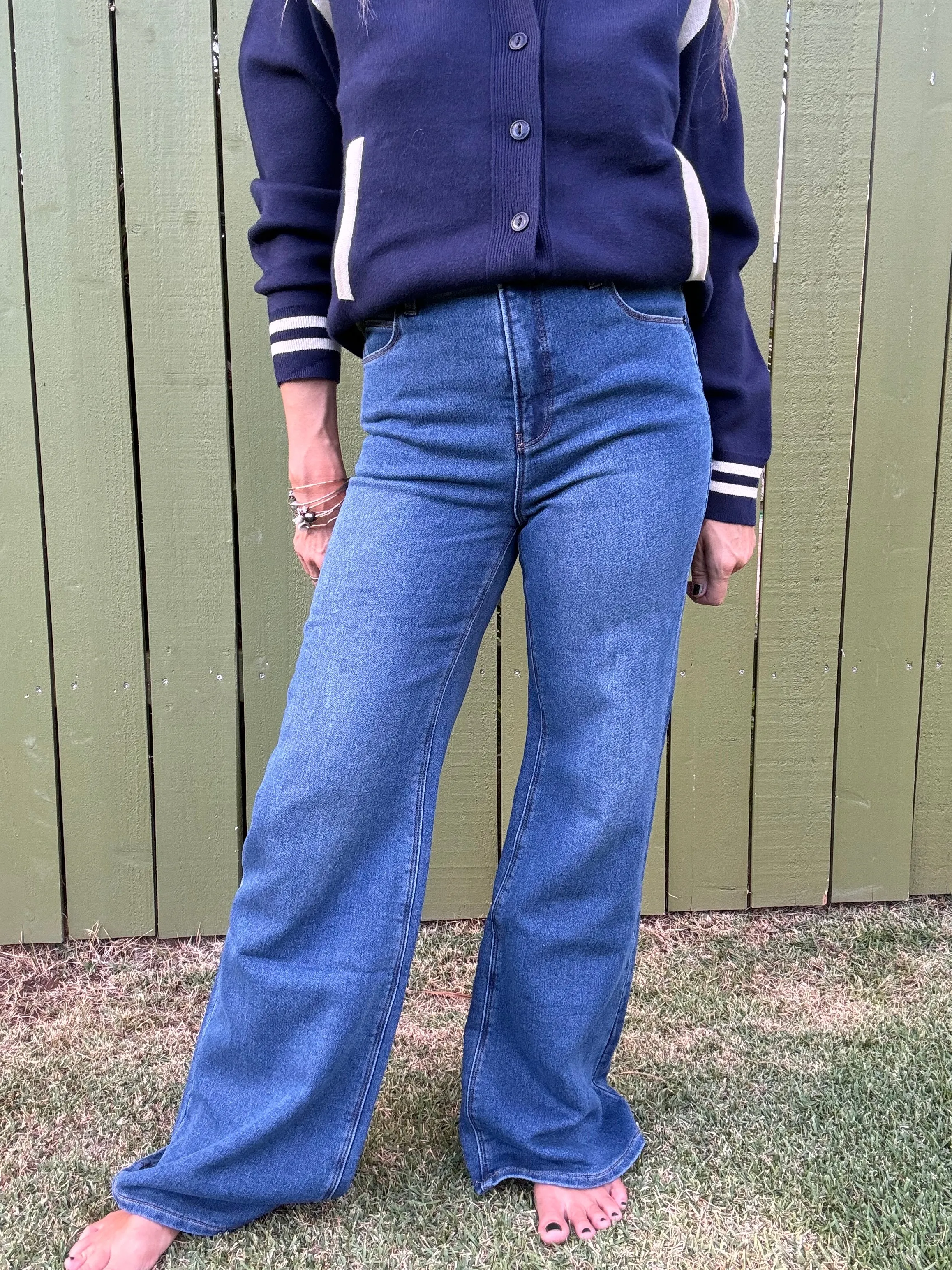 ZSUPPLY Georgia Bequeme Beinjeans - Vintage Indigo