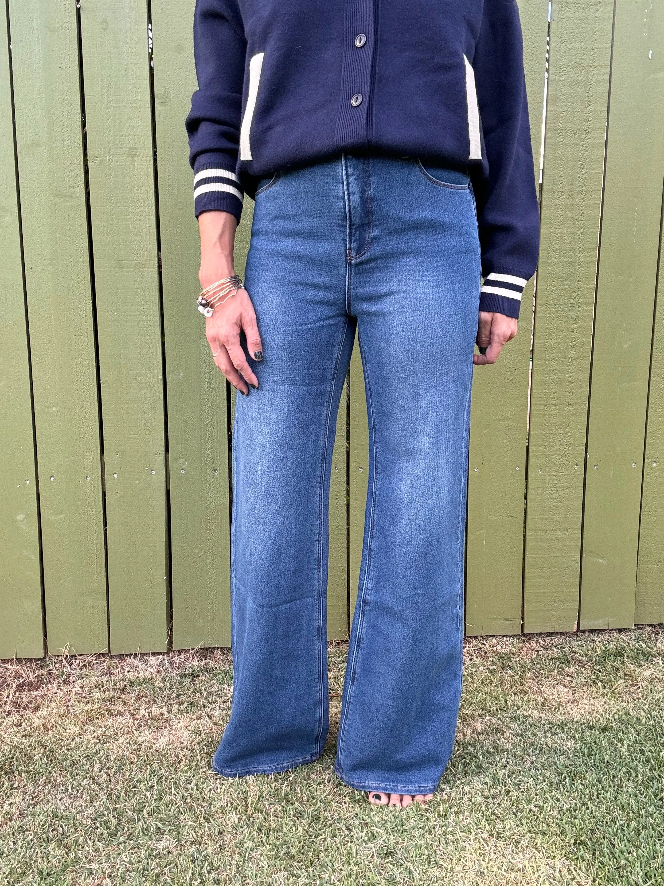 ZSUPPLY Georgia Bequeme Beinjeans - Vintage Indigo